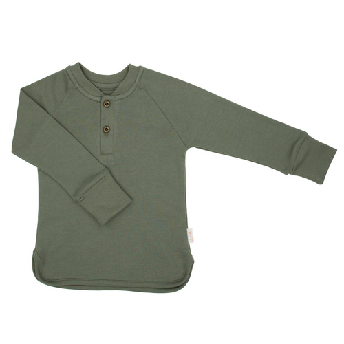 218139 Oso Yogi Nicol blusa - algodón, manga larga, color caqui