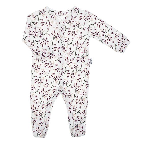 217031 Pijama para bebé de algodón Alisa Nicol - estampado floral
