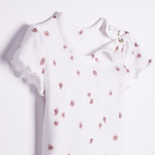 Nicol Hania 226093 Body para bebé 100% algodón con flores