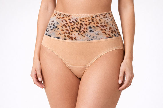 Mitex IGA WILD bragas moldeadoras cintura alta para vientre plano wild black 