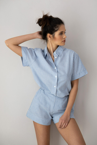 Sensis Jany Pijama de señora - azul