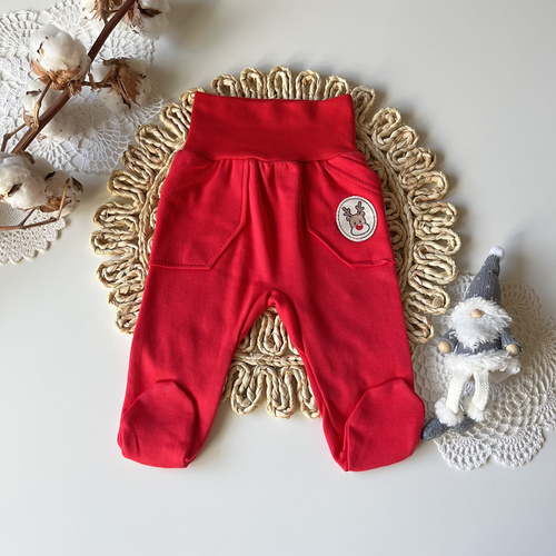 Mamatti Baby Medias PD05 Feliz Navidad - Rojo, Navidad