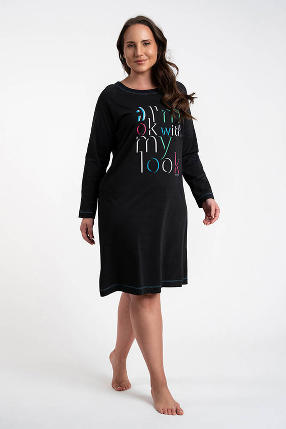 Camisón Olza Moda Italiana - negro