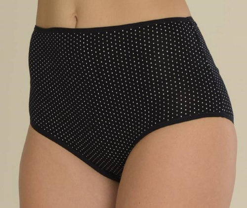 018 Sara De lafense braga alta - lunares azul marino
