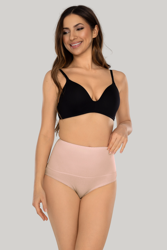 Iga Mitex Braguitas moldeadoras rosas de talle alto que estilizan el abdomen