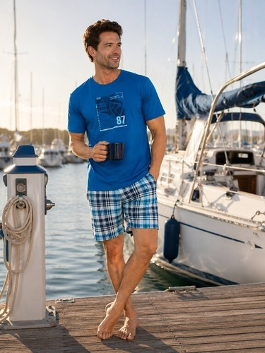 Pijama para hombre Cornette 326/344 Compass 100% algodón pantalones cortos