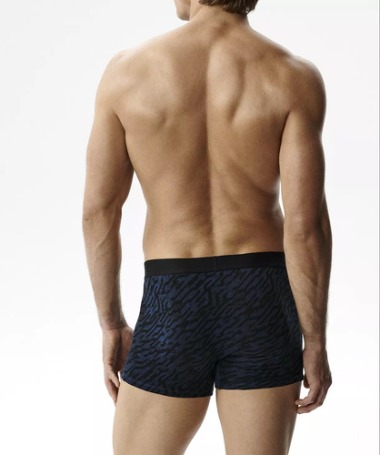 Atlantic 3MH-239 A3 Boxers para Hombre 3-Pack Algodón Grafito Negro Índigo