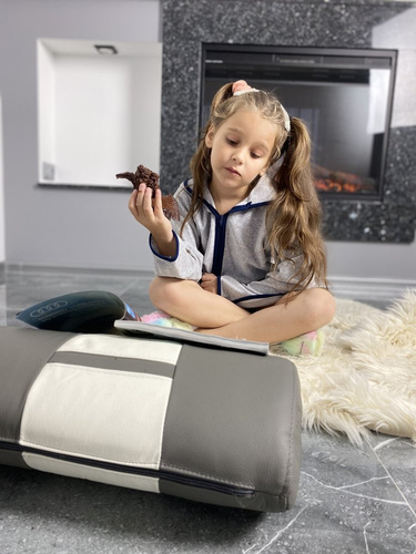 374 / 375 Albornoz infantil Desiree - gris