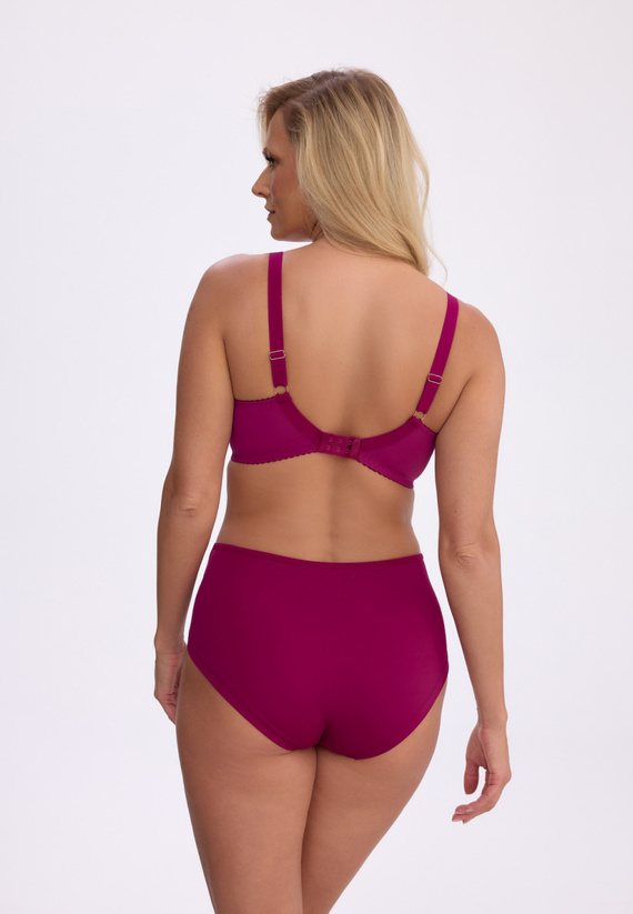 Braguitas de mujer Mariana GFP 1384 Gaia Chianti de talle alto bordadas