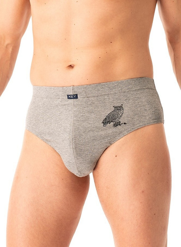 Calzoncillos para hombre MPP 703 B25 Key gris negro - algodón, paquete de 2 en caja, comodidad y estilo