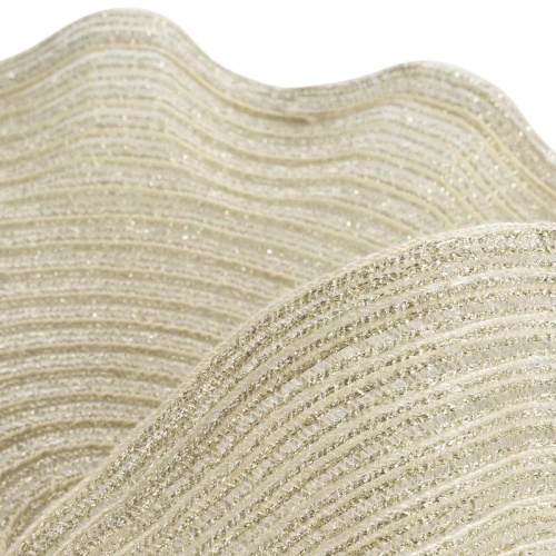 Mantel individual Eurofirany elegante base para platos glamour June champagne beige