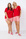 Pijama corto - rojo