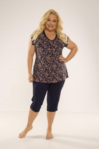 489/491 Pijama Mia Mujer Tallas Grandes Forex - azul marino