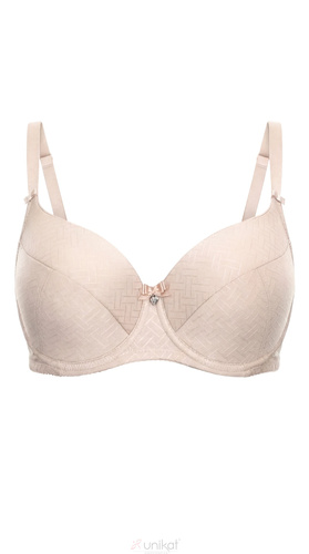 Unikat Deva Full Cup sujetador beige con aros y copa rígida