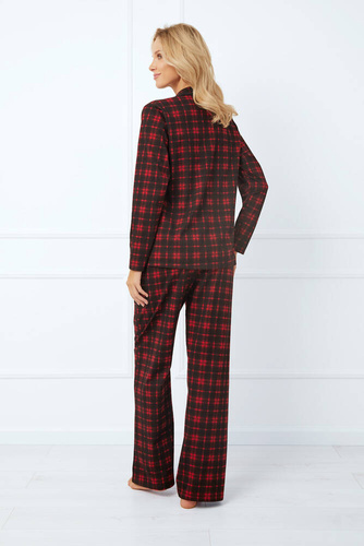 Nicola Pijama señora manga larga, pantalón largo Moda Italiana - estampado