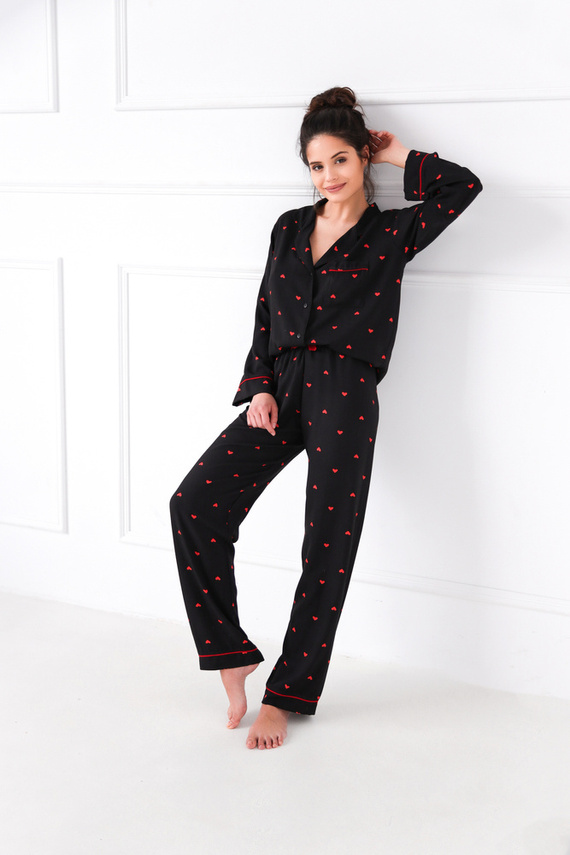 Rolling In Love Sensis pijama de mujer - negro