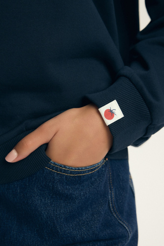 Sudadera mujer Dessie Henderson de algodón, ligeramente afelpada, con estampado