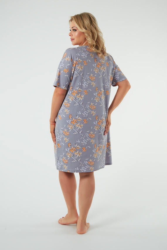 Camisón Kasos, manga corta Moda Italiana - estampado