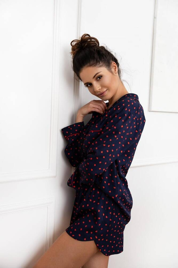 Pijama de mujer Maisie Sensis - azul marino