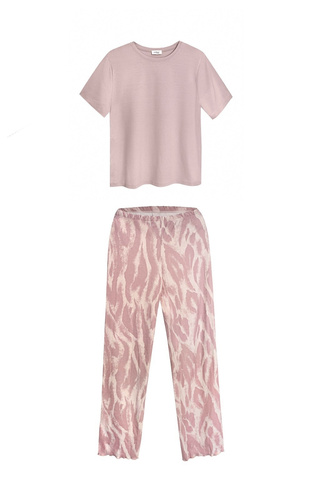 Pijama de mujer Noa PW82 Mefemi by Nipplex viscosa pantalones largos