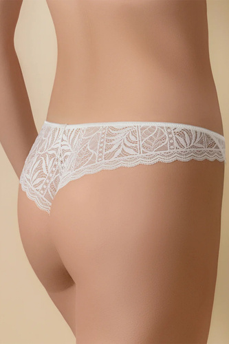 MARA 3139 Selene Braguitas Bikini de Encaje Azul Marino Tiro Bajo Elegantes para Mujer