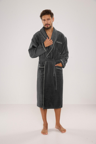 735 Bata de hombre Manuele De Lafense - grafito