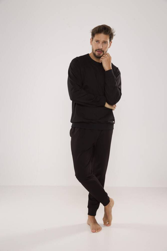 728 Sudadera Just Forex para hombre - negra