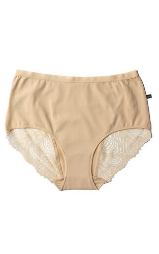 Braga mujer LPF 112 Key maxi bikini de algodón – ajuste estable, pack de 2