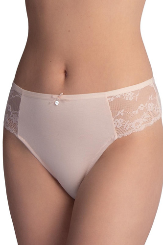 Braguitas bikini Lama L-VIS 1599 de viscosa con encaje pack 2 uds