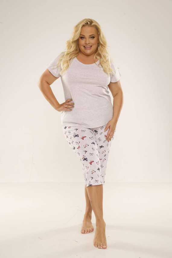 483 Mariposa Forex Pijama de mujer - beige melange