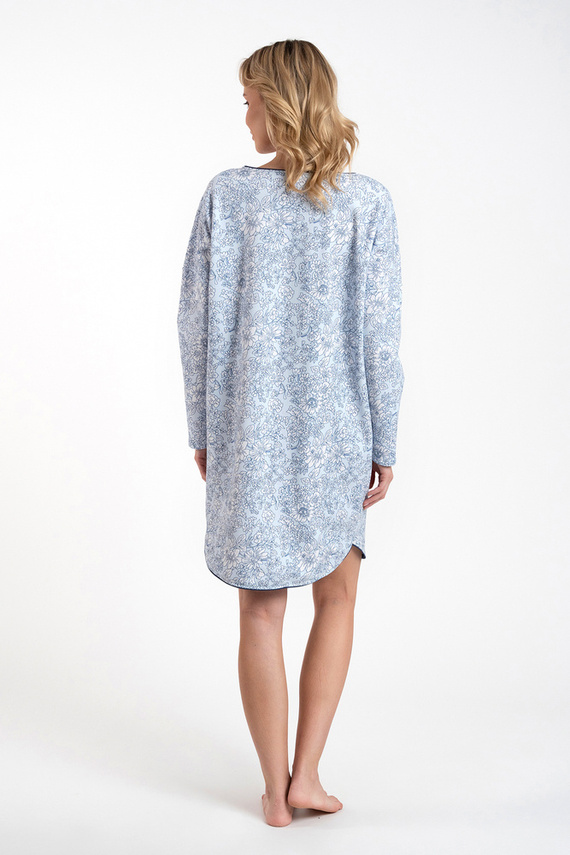 Camisón Gracjela Moda Italiana - estampado azul