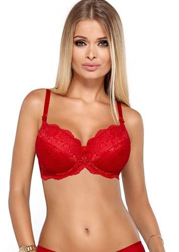 Sujetador push-up Katia PariPari - rojo