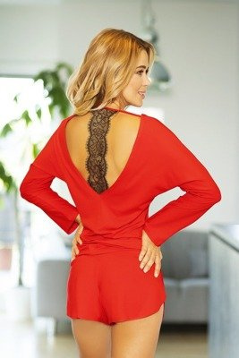 Chalandri Conjunto de pijama para mujer Kalimo - rojo