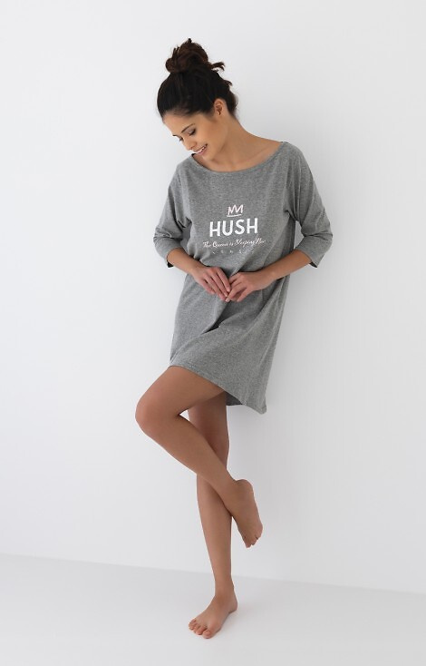 Camisón Sensis Hush - gris melange