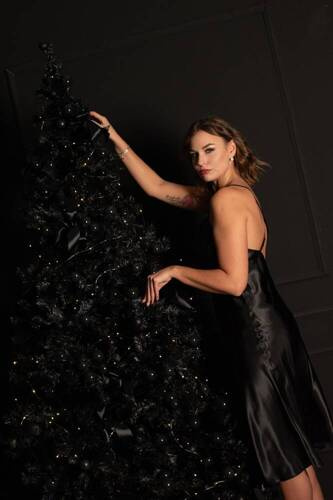 732 Brianna Camisa de mujer De Lafense - negro