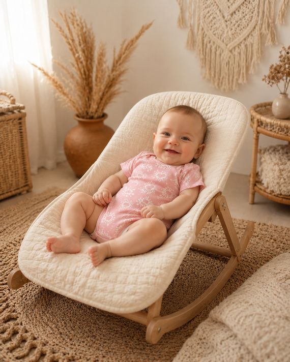 Body para bebé Mamatti BK16325 rosa de algodón manga corta