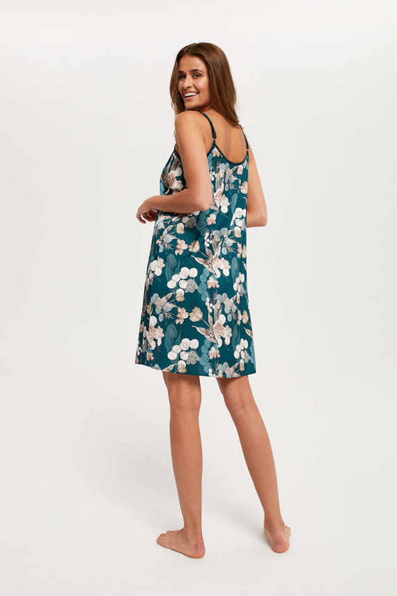 Escarlata camisa de las mujeres, slim-fit Italia Fashion - imprimir