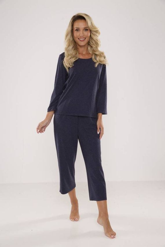 665 Paula Pijama de mujer Forex - azul marino