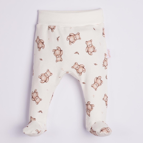 Pantalones cortos para bebé Figo Nicol Koala 100% algodón blanco