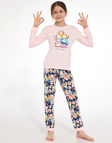 Pijama para niña Cornette Young Girl 592/210 Friendship 100% algodón