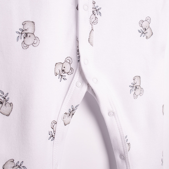 Pijama para bebé 223033 Figo Nicol Koala 100% algodón blanco