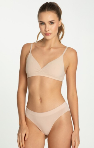 Braga bambú Julimex Classic beige - braga bambú mujer
