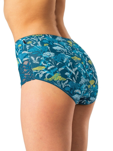 Braga de mujer Key LPF 577 azul - algodón, cómoda, 2 unidades por paquete