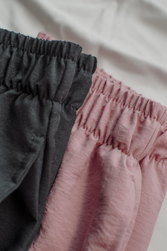 Maeve 875 De Lafense pantalón de pijama de mujer - largo, liso, con bolsillos - negro