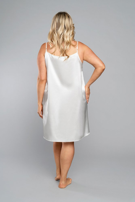 Toque camisón tirante estrecho, corto Italia Fashion - crudo