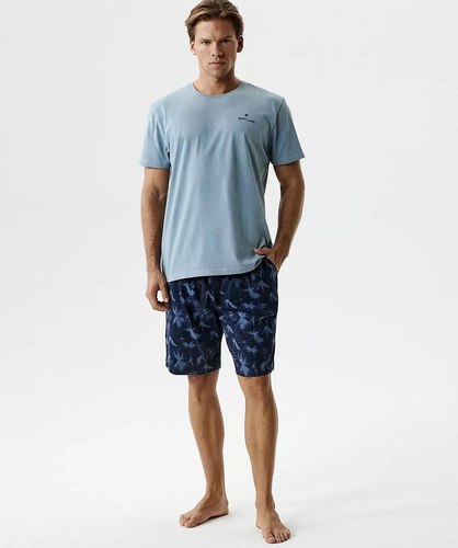 Pijama hombre Atlantic NMP-399 100% algodón – ligero cómodo verano