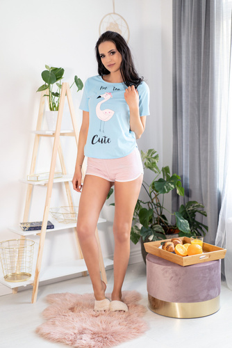 Pijama de mujer Cute Flamant 0304 LivCo Corsetti Fashion