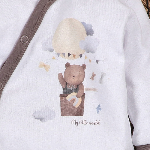 Body Nini Balloon Friends 100% algodón orgánico, fabricado en Polonia