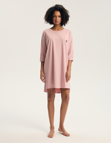 Camisón Henderson 45446 Galla 3/4 Rosa 100% Algodón Confort