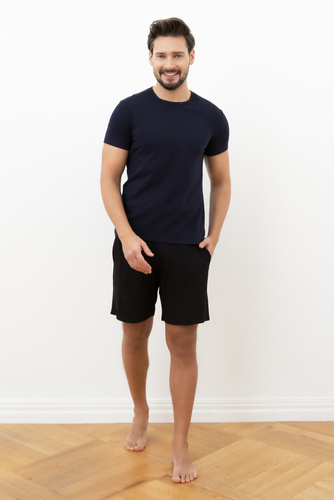 Ikar camiseta manga corta hombre Italian Fashion - azul marino